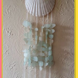 Sea Glass Sun Catcher Beach Wall Hanging, Coastal Home Decor